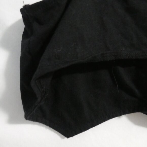 Black Cropped Vest | 10/12 medium | Button Down Front With Pockets - Picture 12 of 14